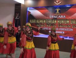 Narapidana Perempuan Tampil Mempesona, di Pentas Seni Tari Tradisional