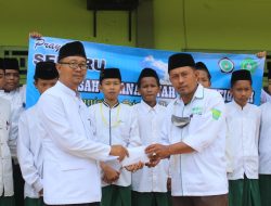 Siswa MTS At-Taufiqiyah Salurkan Bantuan untuk Korban Erupsi Gunung Semeru