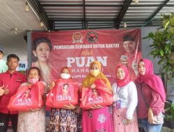 Awali Tahun 2022, DPC PDI Perjuangan Sumenep Bagikan Ribuan Paket Sembako