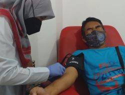Peduli Sesama, Jurnalis yang Tergabung KJS Lakukan Aksi Donor Darah