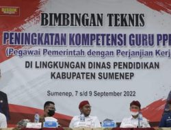Disdik Sumenep Gelar Bimbingan Teknis Peningkatan Kompetensi Guru