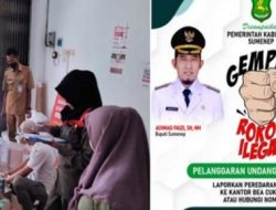 Razia Tim Gabungan, Gagalkan Pengiriman Rokok Ilegal Melalui Ekspedisi Di Sumenep