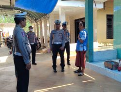 Wujud Rasa Duka Cita, Kasat Lantas Polres Sumenep Kunjungi Orang Tua Korban Laka Lantas