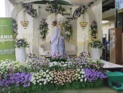 Langka, Warga di Sumenep Gelar Pesta Pernikahan di Atas Genangan Banjir