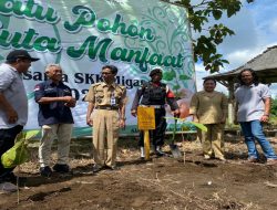 Upaya Menakan Emisi Karbon, SKK Migas-KKKS bersama Pemerintah Kabupaten Sleman Tanam 5000 pohon