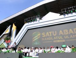 Presiden Jokowi dan Ibu Iriana Hadiri Resepsi Puncak Satu Abad NU