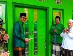 Sambut Puncak 1 Abad NU, Salurkan Bantuan dan Resmikan Kantor PAC GP Ansor Rubaru