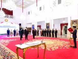 Presiden Jokowi Lantik Dito Ariotedjo sebagai Menpora