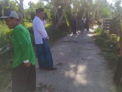 Pengerukan Bahu Jalan PT Karya Gagas Mulya, Menuai Protes Warga Saronggi