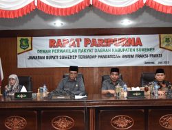 Rapat Paripurna Pertanggungjawaban, Bupati Fauzi Sebut Angka Pengangguran di Sumenep Terendah se-Jatim