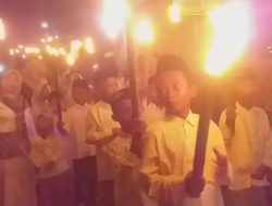 Ratusan Santri di Sejumlah Mushalla Aengdake Bluto, Pawai Obor Sambut Tahun Baru Islam 1445 Hijriyah
