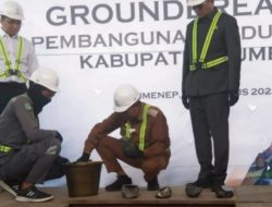 Bupati Fauzi Lakukan Peletakan Batu Pertama, Pembangunan Gedung Baru DPRD Sumenep