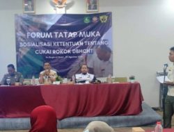 Cegah Peredaran Rokok Ilegal, Satpol PP Sumenep Gelar Forum Tatap Muka Sosialisasi Cukai Rokok