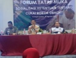 Sumenep Masuk Zona Merah, Forum Tatap Muka Sosialisasi Ketentuan Cukai Satpol PP Fokuskan pada Pedagang Toko Eceran