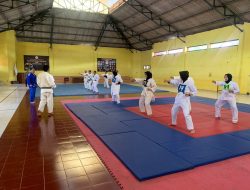 Sebanyak 747 Personil Polres Sumenep Ikuti Ujian Beladiri Semester II Tahun 2023