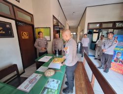 Cek Kesiapsiagaan Polsek, Wakapolres Sumenep Ingatkan Waspada Gangguan Kamtibmas