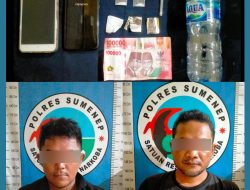 Pengungkapan Kasus Narkoba, Polres Sumenep Amankan Dua Tersangka