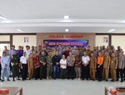 Pengamanan Nataru,Polres Sumenep Gelar Rakor Eksternal