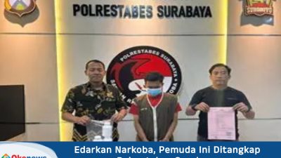Edarkan Narkoba, Pemuda Ini Ditangkap Polrestabes Surabaya