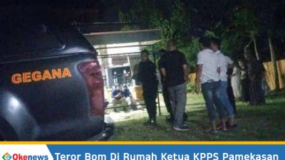 Teror Bom Di Rumah Ketua KPPS Pamekasan