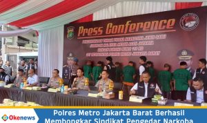 Polres Metro Jakarta Barat Berhasil Membongkar Sindikat Pengedar Narkoba