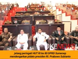 Ketua DPRD Sumenep Dukung Presiden Prabowo Subianto Brantas Korupsi