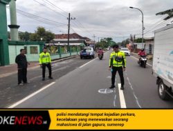 Mahasiswa di Sumenep Tewas Kecelakaan, Begini Kronologinya