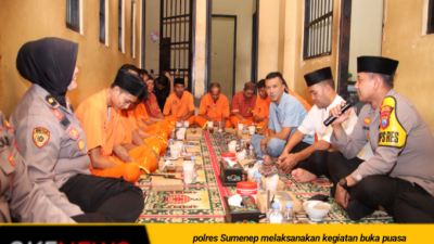 Ramadhan Berkah, Polres Sumenep Buka Puasa Bersama Tahanan