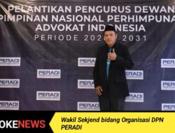 Dipercaya Sebagai Wasekjend DPN PERADI, Syafawi: Profesionalisme dan Etika Profesi Jadi yang Utama