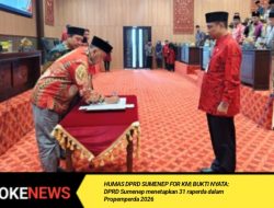 Dukung Pembangunan serta Tningkatkan Kesejahteraan, DPRD Sumemep Prioritaskan 31 Raperda 2026