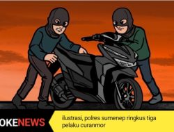 Polres Sumenep Ringkus Tiga Pelaku Curanmor, Begini Kronologinya