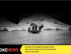 Seorang Petani Ditemukan Tewas di Area Persawahan Gapura Sumenep