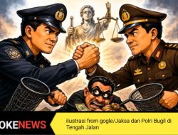 Jaksa dan Polri Bugil di Tengah Jalan