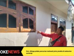 Maling Gasak Puluhan Juta Rupiah di Rumah Warga Ambunten Sumenep
