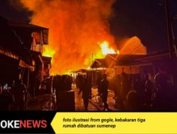 Si Jago Merah Lalap Tiga Rumah di Batuan Sumenep, Korban Mengalami Luka Bakar di Wajah