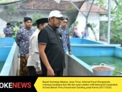 Pastikan Program Perberdayaan Dirasakan Lagsung oleh Masyarakat, Bupati Sumenep  Achmad Fauzi Wongsojudo Tinjau Langsung ke Ganding