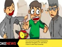 Premanisme Berkedok Penagihan, FIF Tarik Motor Paksa di Jalan Raya Sumenep