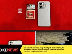 Nikmati Barang Haram Dipinggir Jalan Raya, Dua Warga Asal Bluto Sumenep Diringkus Polisi