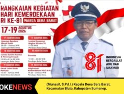 Sambut Hari Kemerdekaan ke-81, Desa Sera Barat Bluto Siap Bagikan Hadiah Jutaan Rupiah, Inilah Rangkaiannya