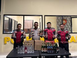 Sejumlah Toko di Sumenep Jual Bebas Miras, Polisi Amankan Botol Miras