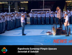 Pimpin Upacara Serentak di Sekolah, Inilah Pesan Kapolresta Sumenep Kepada Pelajar