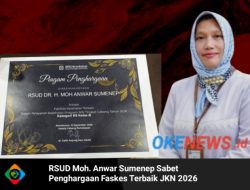 RSUD Moh. Anwar Sumenep Sabet Penghargaan Faskes Terbaik JKN 2026