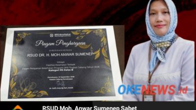 RSUD Moh. Anwar Sumenep Sabet Penghargaan Faskes Terbaik JKN 2026