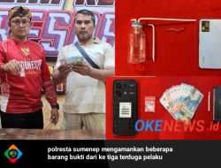 Bongkar Jaringan Narkoba di Bluto, Tiga Pria Diringkus oleh Polresta Sumenep