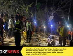 Geger, Warga Temukan Mayat di Bibir Pantai Pekandangan Barat  Bluto Sumenep