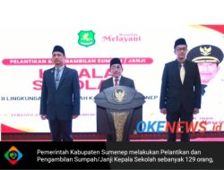 Wabup Sumep KH. Imam Hasyim: Kepala Sekolah Harus Jadi Teladan Bagi Guru dan Peserta Didik