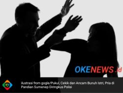 Pukul, Cekik dan Ancam Bunuh Istri, Pria di Pandian Sumenep Diringkus Polisi