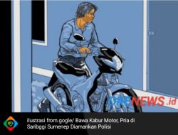 Bawa Kabur Motor, Pria di Saronggi Sumenep Diamankan Polisi